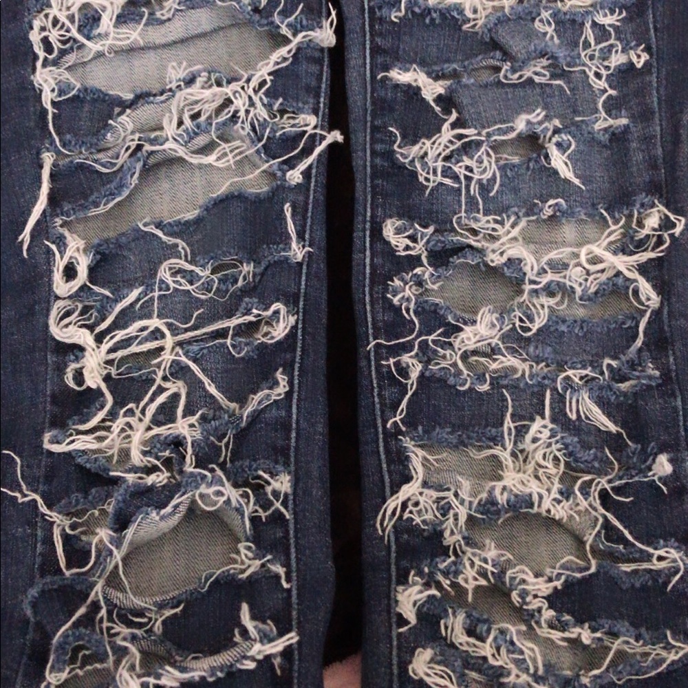 Custom Disaster Distressed Jeans - Picture 2 of 6